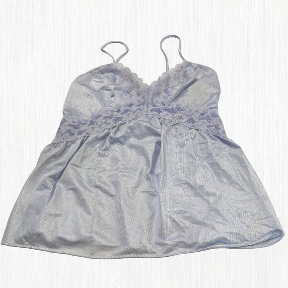 NWT VINTAGE NYLON TRICOT Lace Bodice Size Med (12-14) Pristine Bombshell RARE - Picture 1 of 5